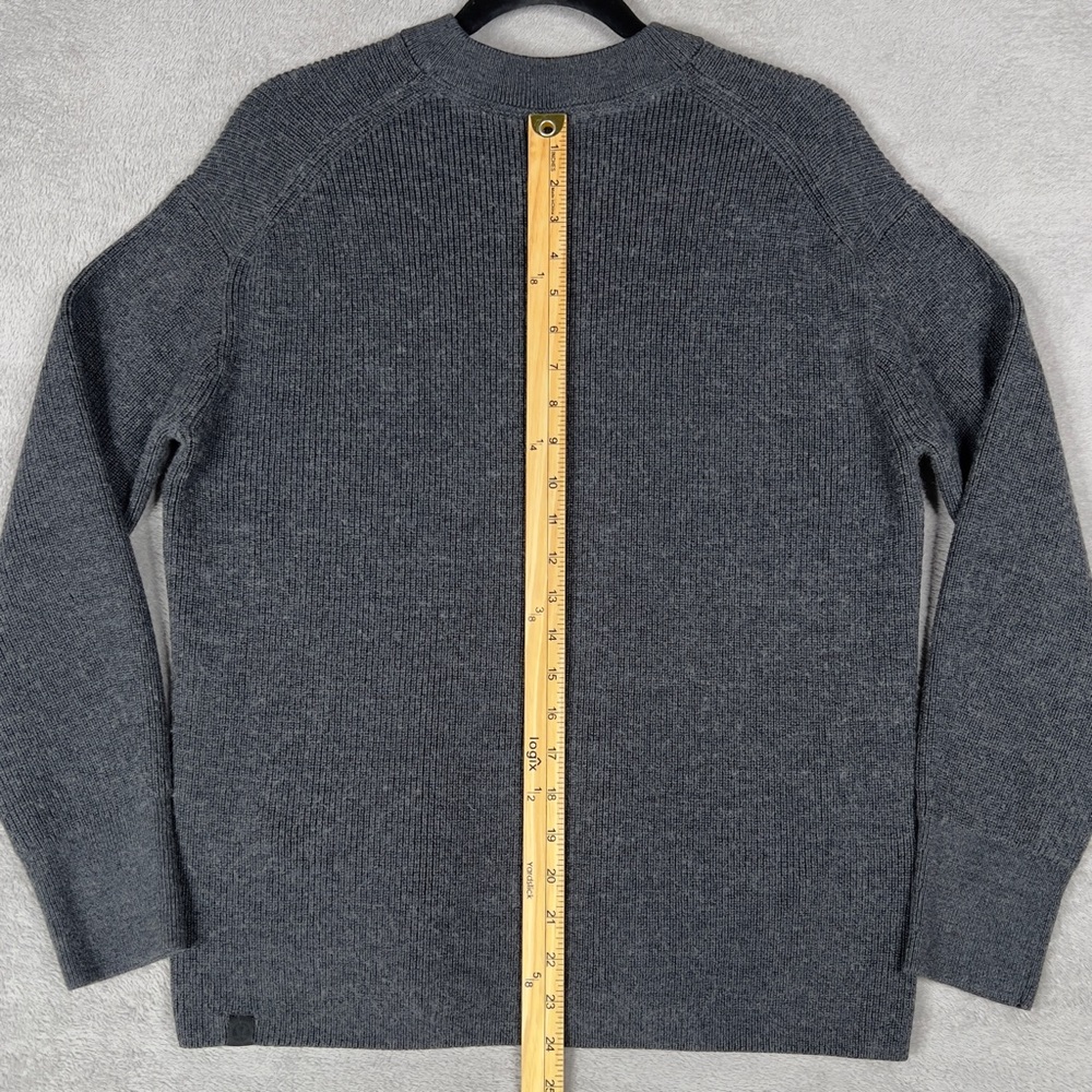 Lululemon Merino‎ Wool-Blend Ribbed Crewneck Sweater Women's 6 Heathered Gray - Picture 10 of 10